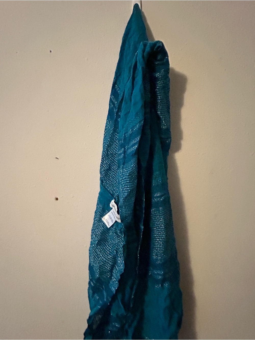 Coldwater creek Teal Decorative Scarf